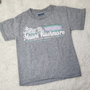 Vintage Tshirt - Mount Rushmore South Dakota Heathered Grey 2/4 XXS